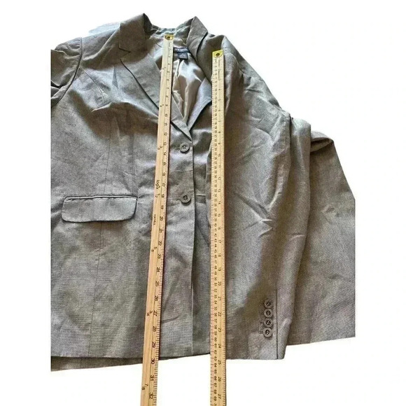 Lane Bryant beige linen blend blazer women's size 28 - Picture 7 of 12